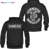 Sweat-shirts à capuche pour hommes Sons of Anarchy SAMCRO Sweat-shirt à capuche à double face 021323H