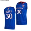 NCAA Финал четыре баскетбольного колледжа Канзас Jayhawks 30 Ochai Agbaji Jersey 2 Кристиан Браун 10 Джален Уилсон 33 Дэвид МакКормак 11 Реми