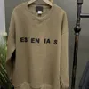 America Luxury Designer Luvtröja Herr Sweatshirts Pullover Jumper bomull O-ringad tröja med spegeltryck Hoodys Pull Femme Essential for Woman Långärmad