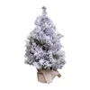 Christmas Decorations Festival Prop Long Lasting Indoor Cedar Ornament Tabletop Xmas Tree For Living Room