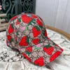 Beyzbol Tasarımcıları Şapkalar Ball Cap Strawberries Tasarımlar Spor Tarzı Seyahat Koşu Koşu Şapkası Mizaç Çok Çözüm Kapakları Çok Renk Seçimi Güzel