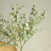 Decorative Flowers 3Pcs/lot Fake Paper Flower Plant Branch Home Decoration Dried Bouquet Wedding Background Artificial Pography Props