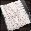 Gift Wrap Candy Bag Packaging Ligation Lollipop Dessert Accessories 100Pcs Kitchen Gadgets Wire Metallic Twist Ties Cake Tie Drop De Dhtr4