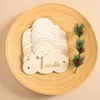 Keepsakes 8PcsSet Wooden Cloud Shape Monthly Cards Double Sided Wooden Baby Engraved Age For Babe Po Birthday Shooting Props 230211