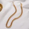 NEW Vintage Golden Chain Choker Necklace for Women Fashion Punk Metal Multilayer Chain Necklaces Female Men Jewelry