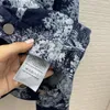 Women's Jackets Retro Denim For Women Autumn 2023 Good Quality Jungle Animal Print Coats High-end Brand 3D Cut Slim