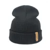 Bérets chapeaux pour hommes et femmes en automne hiver tricoté laine bonnet casquettes pull chaud mode adulte transfrontalier