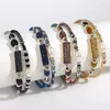 Bracelets porte-bonheur ALLYES mode Double couche paillettes Bracelet pour femmes Boho perle coloré cristal perlé bijoux de fête