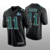 Philadelphia''agles''men 6 Devonta 1 Jalen Smith Hurts 11 Brown 26 mil A.J. Sanders 2 Slay Jr Cox Dawkins Davis Black Fashion Super II Bowl Football Jersey