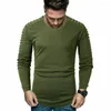 Sweats à capuche pour hommes Slim Fitness Sweatshirts Casual Col rond Bodycon Tops Wear Homme Printemps Automne Justaucorps Pulls Sweat