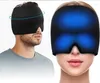 Outdoor Gadgets Gel Ice Cold Therapy Migraine Relief Cap Comfortable Stretchable Pack Eye Mask For Puffy Compress Hat