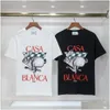 Erkek Tişörtler Marka Mens Tshirts Skl Bunny Desen Üst Pamuk On Kısa Kollu Tshirt Baskı Hayalet Tavşan Gömlek Yaz Tee Lüks Dhefy