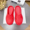 Prado laarzen schoenen schoenen top casual topkwaliteit kwaliteitsdesigner slippers dikke bodem glijbanen schuim rubber muller mannen vrouwen sandalen buiten