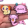 scarpa Charm Cute Animal Axolotl pesce Accessorio Decorazione fibbia distintivo pin regalo