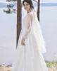 Robe de mariée A-line en V