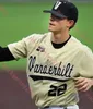 Carter Holton Bryan Reynolds Vanderbilt Maglia da baseball Tate Kolwyck Chris McElvain Jack Bulger Devin Futrell Patrick Reilly Vanderbilt Commodores Maglie