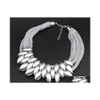 H￤nge halsband choker mode smycken h￤ngsmycken vintage plastharts uttalande halsband sl￤pp leverans dhi5e