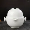 Кружки портативная керамика Quick Cup Travel Tea Set Retro 1 Pot Японский чайник