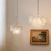 Lampadari Lampadario a soffitto in cristallo di arte italiana moderna per camera da letto Ristorante Soggiorno Bar Lampada a sospensione di lusso a luce francese