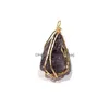 Charms Natural Crystal Pendation Color Vinding для женщин -ювелирных украшений подарки размером 25x3525x40 мм доставка 202 dhxpj