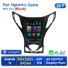 Samochodowy odtwarzacz dvd radiowy odtwarzacz multimedialny Android 11 dla Hyundai Azera 2011 2012 styl tesli Carplay jednostka główna nawigacji GPS Stereo 2din BT