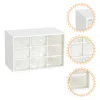 Aufbewahrungsboxen Box Vanity Schubladen Organizer Klebeband Make-up Schublade PP Kosmetik Mädchen