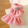 Dog Apparel Princess Pink Dress Autumn Nose Cat Skirts Halloween Girl Costume For Dogs