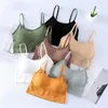 Yoga Roupet Sports Bra for Women No Wire Comfort Sleep Plus Size Tworkout Activity Bras com camisas de túnica sem mangas não removíveis