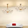 Kroonluchters Europeaan Crystal Living Room Lamp Luxe restaurantlichten Minimalistische slaapkamer Moderne verlichting