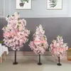 Fleurs décoratives arbre de fleur de cerisier artificielle souhaitant une plante de simulation fausse arrangement de fête de mariage el décoration de la maison