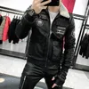 Men's Jackets 6XL 7XL 8XL Homme Winter Motorcycle Leather Warm Plus Velvet Thick Retro Vintage Leisure Mens Coat 230213