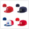 2023 TOUT Équipe Toronto Baseball Fitted Hats Giants SF New York Men039s Full fermé Visor plat Rangers sur le terrain de la capuche H111664537