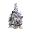 Christmas Decorations Festival Prop Long Lasting Indoor Cedar Ornament Tabletop Xmas Tree For Living Room