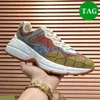 Designer sneakers schoenen luxe vrijetijdsschoenen dik Rhyton leer bedrukt Love Parade reflecterende sneaker muis kat mond p PH