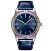 Women's Watch Automatic Mechanical Watch 2824 Movement 36mm Sapphire Business Watch Set med f￤rgade ￤delstenar Vattent￤t 50m
