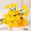 Decorative Flowers Orchid Artificial Flower Indoor Outdoor For Decoration UV Resistant No Fade Plastic Plants Garden Porch Bedroom Office