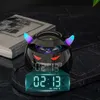 Portable Speakers Bluetooth audio with LED Digital Alarm Clock Music Player Wireless Ball Shape Mini clock