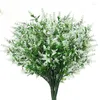 Decorative Flowers 1Pcs Lavender Wedding Flower Vase For Home Decor Artificial Grain Christmas Fake Plant