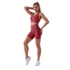 Active Sets Workout Clothes For Women Crop Top Fitness Gym Clothing Yoga Set Seamless Leggings Ropa De Mujer