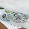 Fleurs décoratives 10pcs / lot Rose Artificielle Pour Voiture De Mariage Scrapbooking Artisanat Flores Simulation Fleur