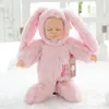 Animaux en peluche en peluche mignon lapin en peluche jouet lapin en peluche ours né bébé jouet bjd bébé poupée bébé enfants apaiser jouets enfants cadeau 230211