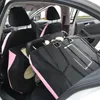 Housses de siège de voiture universelles, ensemble complet de protections pour traces de pneus, accessoires, noir/rouge, pour berlines et SUV, 9 pièces