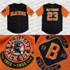 맞춤 야구 유니폼 블랙 삭스 NLBM Negro Leagues Jersey 모든 NAEM 번호 100% 정체 된 빠른 배송