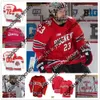 NCAA OHIO State Buckeyes College Hockey Jersey 34 Reilly Herbst 44 Jakub Dobes 61 Grant Gabriele 65 c. J. Regula 71 Patrick Guzzo 94 Travis