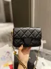 2023 Caviar CC Handv￤skor Topp 7A Kvalitet Lyxv￤skor Chanl Svart Real Leather Shought Clutch Fashion Women Sac Flap Purse White Channel Bags Tote Limited Edition Bagss