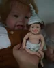 Куклы 6 "Микро -премиил -силиконовый силикон большой глаз Bady Doll" Mason "и" Mila "Mini Reborn Coll Удивительны дети Антистрация 230211