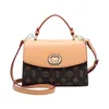 Clearance Outlets online Hong Red Women's Fashion One Shoulder Crossbody Old Flower Small Bag