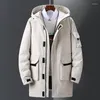 Men's Down Teens Winter Jacket Stylish Male Coat Thick Warm Man Clothing 2023 Apparel Parka
