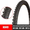 Pneus de montagne Kenda pièces de cyclisme de cross-country K849 pneu de vélo 24*1.95 26x1.95 26x2.1 rouge noir Bicicleta pneu de vélo 0213