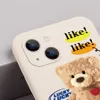 Telefon Kılıfı 3D Karikatür İçme Bira Ted Bear Style Case iPhone 14/13/12/11/7/8/x/x/xr/maks için sevimli yaratıcı kapak